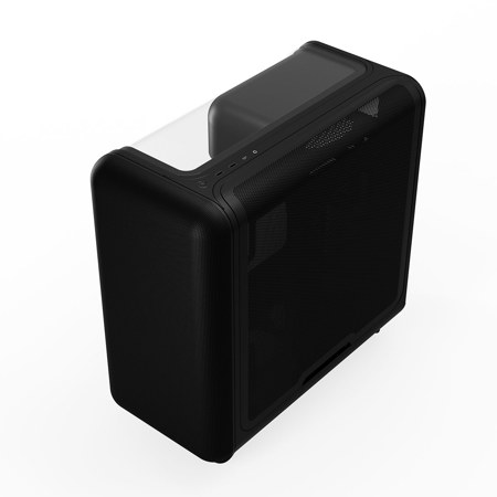HYTE X50 Modern Performance Tempered Glass E-ATX Mid-Tower Computer Case Pitch Black